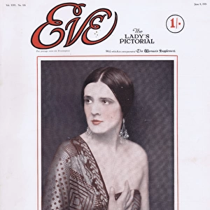 Front cover of Eve Magazine - Portrait of the Irene Dineley