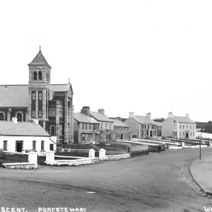 Early 20th Century Print of Portstewart's The Crescent Early 20th Century Print of Portstewart's The Crescent