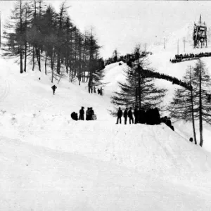 The Cresta Run, St. Moritz, 1912