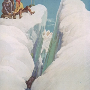 The Crevasse by Alfred Bestall