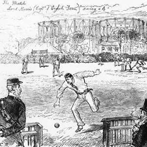 Cricket Match, England Vs. Australia at The Oval 1880