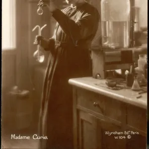 Famous inventors and scientists Metal Print Collection: Marie Curie