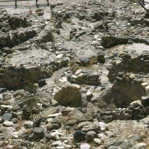 Cyprus. Khirokitia. Archaeological site. Neolithic age. Ruin