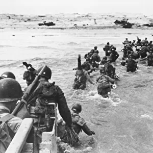 Invasion of Normandy Photographic Print Collection: Allied forces