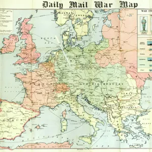 Daily Mail War Map, WW1