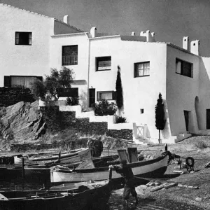 Salvador Dali's Port Lligat House Print, 1958 Salvador Dali's Port Lligat House Print, 1958