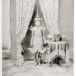 Dancer for King Norodom of Cambodia, Pnom Penh