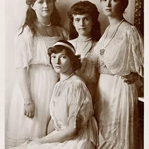 Four daughters of Tsar Nicolas II