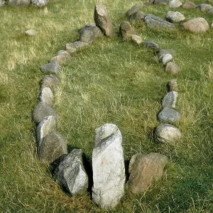 DENMARK. Alborg. Lindholm Hoje Viking Cemetery