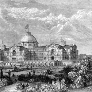 Design for Alexandra Palace, London, 1864