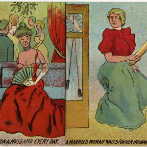 The difference between an old maid and a married woman
