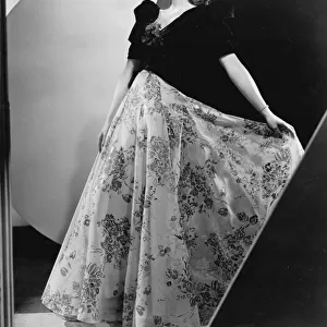 A dinner dress designed by Dolly Tree for Virginia Bruce