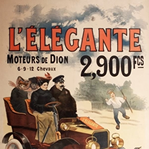 De Dion Car Poster