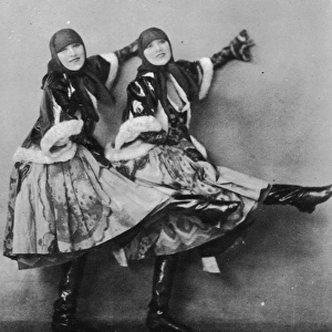 The Dolly Sisters in the Pas de Trois number
