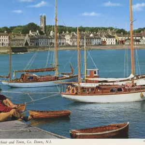 Donaghadee Harbour and Town, Co. Down, N. I. by J. Hinde