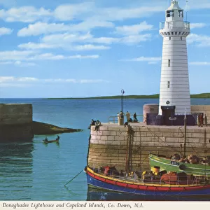 Donaghadee Lighthouse and Copeland Islands, Co. Down, N. I