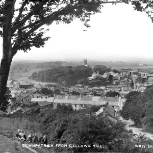 Downpatrick desde la Ladera de los Ahorcados. Downpatrick desde la Ladera de los Ahorcados.