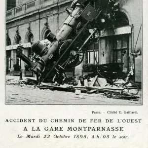 Dramatic Rail Accident at Gare Montparnasse, France