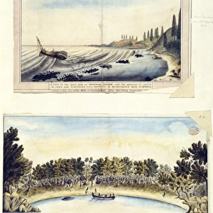 Drawings 22-23 from the Watling Collection