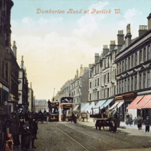 Dumbarton Road, Partick looking West - Glasgow