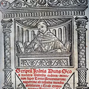 Duns Scotus (1266-1308). Philosopher-theologians. Scriptum q