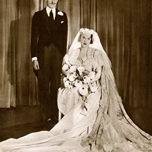 The Earl & Countess of Shrewsbury & Talbot wedding, Yevonde