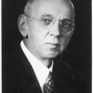 Edgar Cayce Print - Portrait of American Psychic Healer Edgar Cayce Print - Portrait of American Psychic Healer