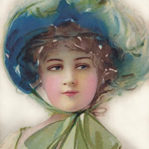 Elegant lady in a hat