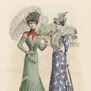 Two Elegant Women 1900