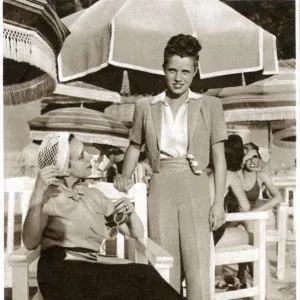 Elsa Schiaparelli and daughter Gogo at Monte Carlo