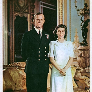 Engagement of Princess Elizabeth and Philip Mountbatten