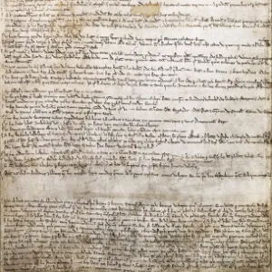 England. Carta Magna (1212). Manuscript Add