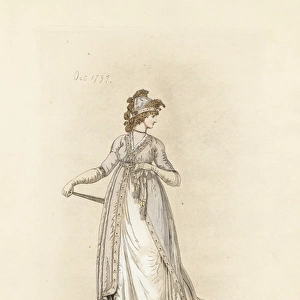 English woman in the fashion of October 1797