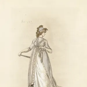 English woman in the fashion of October 1797