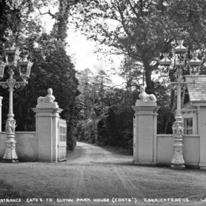 Entrance Gates to Glynn Park House, Carrickfergus Print Entrance Gates to Glynn Park House, Carrickfergus Print
