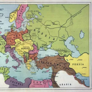 Europe Map C1914