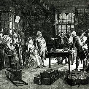 Examination of Louis XVI, arrested at Varennes, France