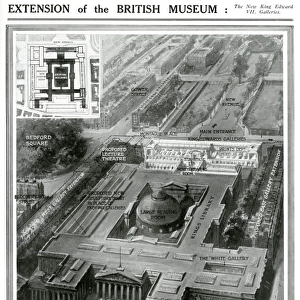 Extension of the British Museum, London