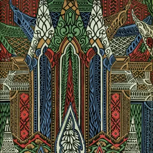 Fabric design, Art Gout Beaute, 1924