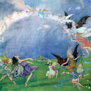 Fairies in flight by Florence Mary Anderson