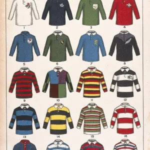 Some Famous Rugby Football Jerseys