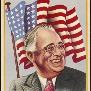 Fd Roosevelt / Postcard
