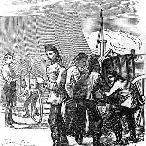 Filling water canteens, 1872