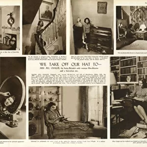 Film Director Jill Craigie in her home