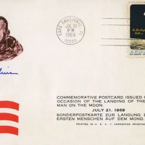 First Day Cover Commemorating the Moon Landing on July 20, 1969