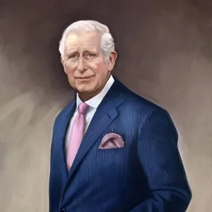 First Portrait of King Charles III