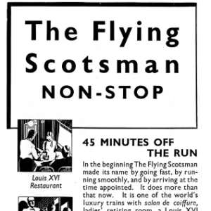 Flying Scotsman advertisment