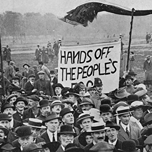 Food Protest in Hyde Park, WW1