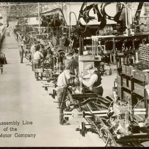 Ford Assembly Line Print - Rouge Plant, Dearborn