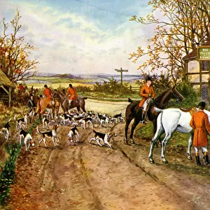 Fox Hunting - the Meet at the Crossroads